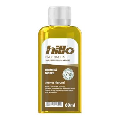 Imagem de Enxaguante Bucal Hortelã Vegano Antisséptico 60ml Hillo, Sem Álcool e Sem Flúor