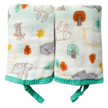 Imagem de Toalhinhas de Boca Soft para Bebê com Prendedor de Chupeta Maternidade Enxoval (Urso Neutro)