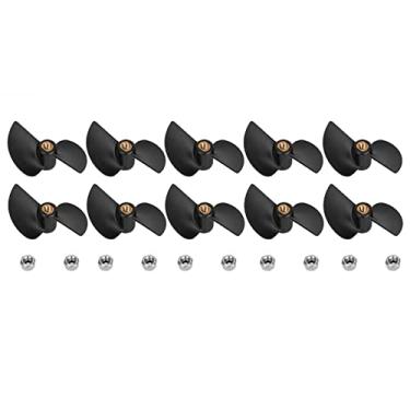 Imagem de RiToEasysports Hélice de Barcos RC, 10pcs de Controle Remoto de Controle Sem Escova Kit de Peças de Reposição Substituição Direta para o Barco FT009 RC