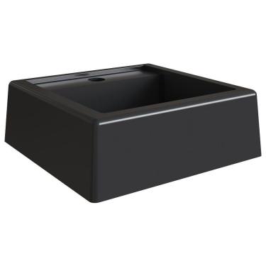 Imagem de Cuba De Apoio Para Banheiro Em Marmore Sintetico 94101 Preto PP