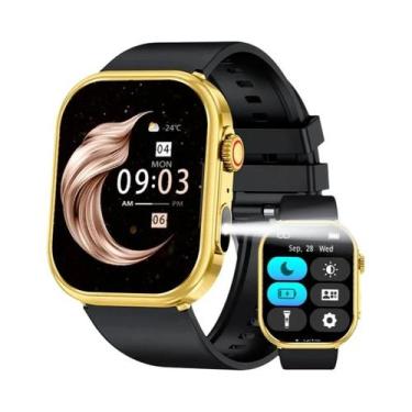 Imagem de Relógio Inteligente Bluetooth Masculino Com Tela Grande LIGE 2.01 HD M