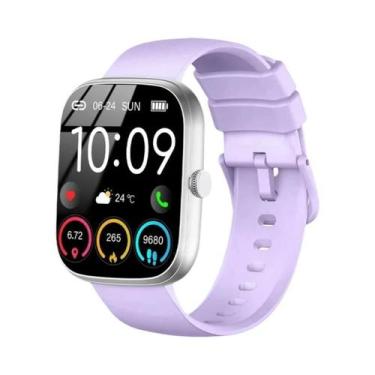 Imagem de Relógio Inteligente Masculino À Prova d'Água 1.96'' Monitor De Fitness