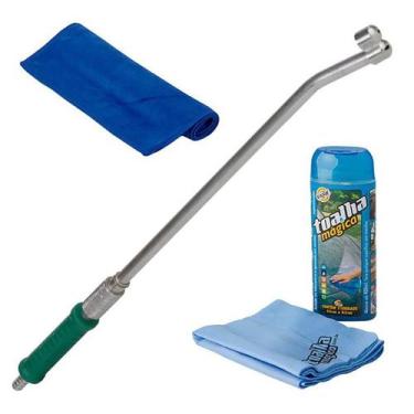 Imagem de Esguicho para mangueira Jet Garden 02 bicos + toalha mágica + toalha m