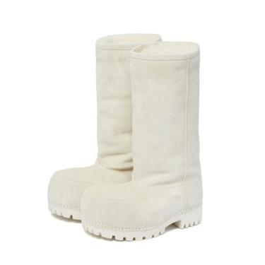 Imagem de Botas de neve Trelako Suede Platform para mulheres de meia panturrilha