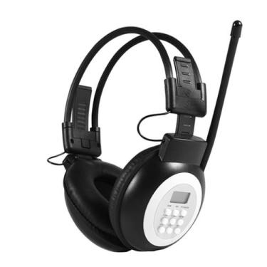 Imagem de Fones de ouvido de rádio FM Acogedor Personal Dobrável HiFi