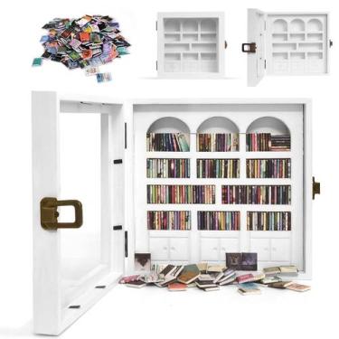 Imagem de Mini estante de livros para ansiedade Stress Relief White - WifePro