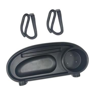 Imagem de JWQFBC Bandeja para Lanches de Carrinho de Bebê, Acessório Multifuncional, Antiderrapante E Removível, Fácil de Instalar, Organizador Ajustável, Porta-copos,