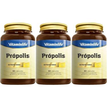 Imagem de Kit 3X Própolis - 60 Cápsulas - Vitaminlife-Masculino