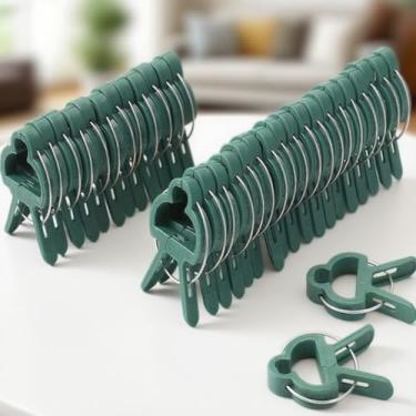 Imagem de 20 peças de clipes de suporte de plantas - grampos reutilizáveis de videira e caule para estufa, jardinagem - fortes suportes de horticultura