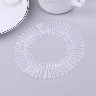 Imagem de 1 pacote com faixas elásticas flexíveis para pente de cabelo, acessórios invisíveis para pentear