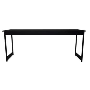 Imagem de Mesa Escritório Escrivaninha Estilo Industrial 180 Cm Sérgio Camaleão (Preto)