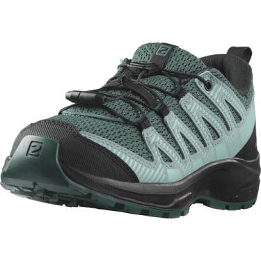 Imagem de SALOMON XA Pro V8, calçado de corrida unissexo para crianças, Stargazer Black Blue Radiance, 40 EU