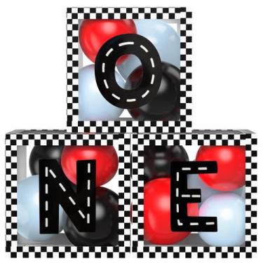 Imagem de Decorações de aniversário Fast ONE Race Car Theme, 1º aniversário para