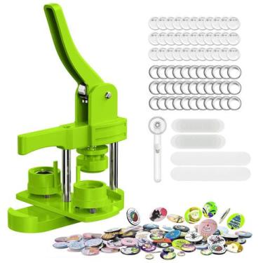 Imagem de Kit Button Maker Aiment Pin Badge Press de 32 mm com 100 botões