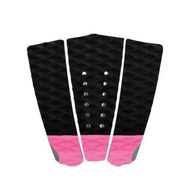 Imagem de Almofadas de tração para pranchas de surf Abahub, 3 peças, EVA, rosa