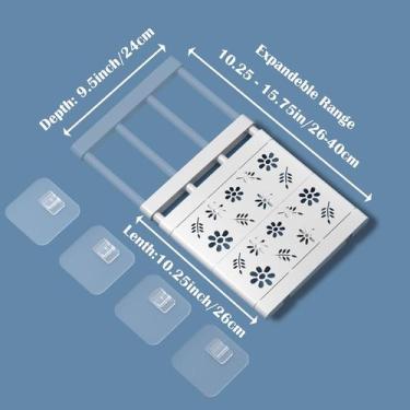 Imagem de Prateleira de armário COOVA ajustável 24 cm L x 26-40 cm L branca