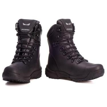 Imagem de Bota Coturno Adventure Couro Militar Acero Apache Cano Alto Palmilha GEL Conforto-Masculino