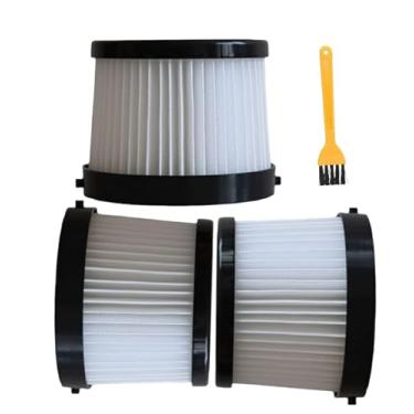 Imagem de Pacote com 3 filtros DCV501HB, compatível com filtro de vácuo portátil sem fio DEWALT 20V, kits laváveis e reutilizáveis
