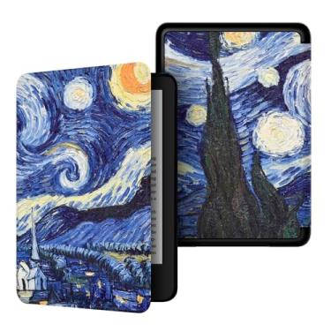 Imagem de Akacy Capa com padrão pintado para Kindle de 7 polegadas (2024), capa leve (3)