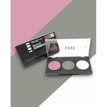 Imagem de Paleta de Sombras Trio Rosa Neutro Max Love: Look Romântico