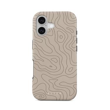 Imagem de BURGA Capa de telefone para iPhone 17 - capa de telefone bonita, moderna, estética, padrão de proteção rígida - serve para Apple iPhone 17 capa para mulheres e homens