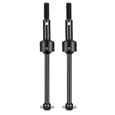 Imagem de MORFUM Hard Steel Universal Front & Rear Axle Drive Shaft CVD Set Dogbone Joint Compatible with Tamiya TT02 1/10 RC On Road Touring Car Upgrades