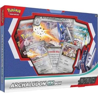 Imagem de Pokemon TCG: Archaludon ex Box - 4 Packs, Promos
