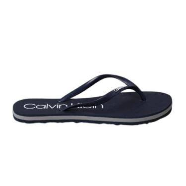 Imagem de Chinelo Masculino Calvin Klein Swin Marinho CKSWM1100 (BR, Adulto, Faixa Numérico, 43, 44)