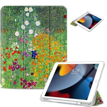 Imagem de Vimorco Capa para iPad 9ª/8ª/7ª geração, 10,2 polegadas, capa para iPad Pro de 10,5 polegadas, suporte de lápis/2 suportes de visualização/suporte de digitação/fina para iPad Pro de 10,5 polegadas