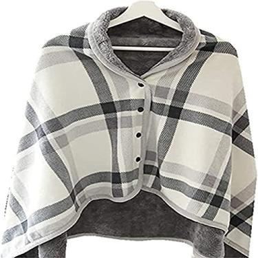 Imagem de YYBOES Cobertor para cadeira de rodas, xale para cadeira de rodas quente e confortável, scooter de mobilidade e cobertor de scooter elétrico (cor 1)