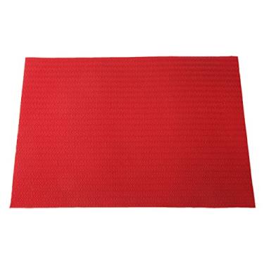 Imagem de Sola de sapato anti-derrapante, resistente ao desgaste, almofada de reparo para calçados esportivos de couro casual, material de tendão de carne, 58cm x 38cm x 2.2mm (Vermelha)