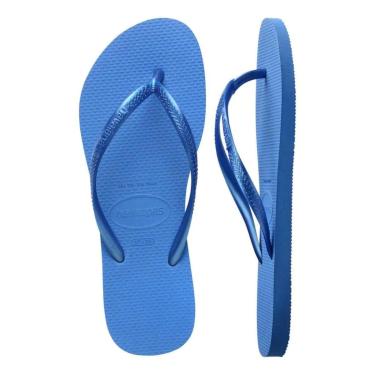 Imagem de Chinelo Feminino Havaianas Tiras Metalizada Casual Slim-Feminino