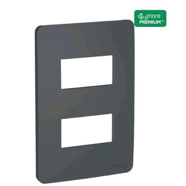 Imagem de Schneider orion placa 4x2 2 postos stellar black s730121294