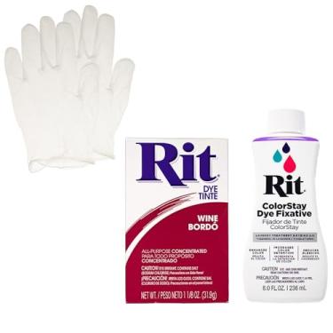 Imagem de Rit Dye Powder com conjunto de fixadores ColorStay – Kit tudo em um com luvas para reduzir o sangramento de cor