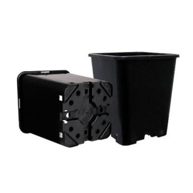 Imagem de Vaso de Plástico para Plantas Anti Stress Mudas Cultivo - 10 Litros - 