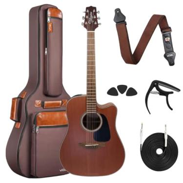 Imagem de KIT VIOLÃO TAKAMINE GD11MCE-NS ELETRICO AÇO + ITENS VOIK