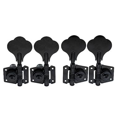 Imagem de Musiclily 2L2R Aberto Tarraxas para Baixo 4 Cordas Jazz Bass, Preto