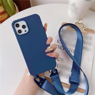 Imagem de Capa de telefone com alça de pescoço crossbody para Samsung A53 A13 A33 A73 A52S A72 A12 A22 A32 A21S A51 A71 A52 Capa de corda de cabo de silicone macio, 3, para A73