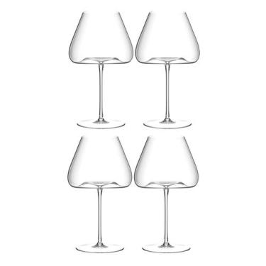 Imagem de Jogo 4 Taças De Vinho Drink 960ml Veritas Audax Cristal Wolf - Wolff