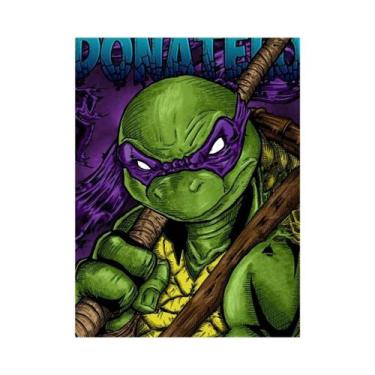 Imagem de Kit De Pintura Em Diamante 5D Tartaruga Ninja Disney Quebra-Cabeça Bor