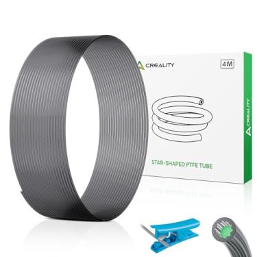 Imagem de Creality Oficial Tubo PTFE, Acessórios para Impressora 3D, 4M de Canal Interno em Formato de Estrela de Baixa Resistência&Fluxo Suave, Resistente a Calor de Até 260°C, Aplicável a Impressoras 3D FDM