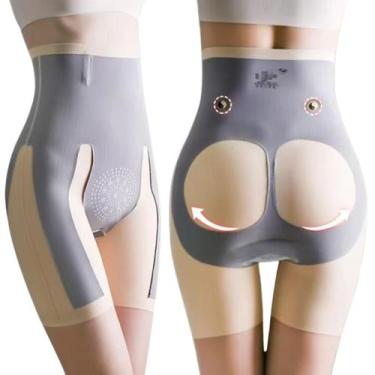 Imagem de Bermuda Modeladora Termofusionada Redutora Cinta Alta Compressão c/ Ba