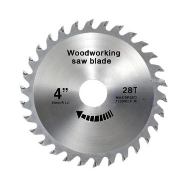 Imagem de Disco De Corte De Madeira Com Ponta De Carboneto De 4 Polegadas E 28 D