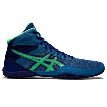 Imagem de ASICS T nis de Luta Livre Masculino Matflex 6, Azure/folha nova, 8.5
