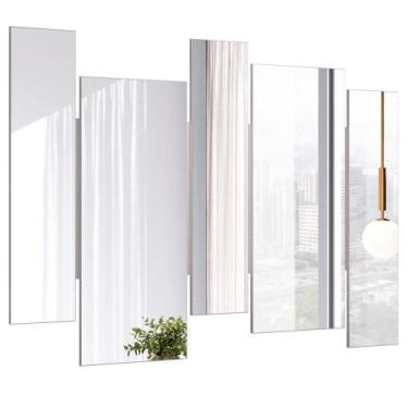 Imagem de Espelho Decorativo com Moldura Off White Isadora N01 - Lyam Decor
