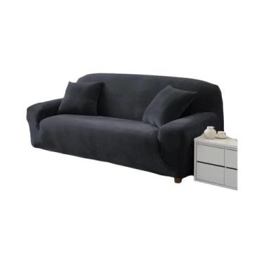 Imagem de Capa De Sofá De Veludo Elástica Grossa Para Sofá De 1/2/3/4 Lugares Em