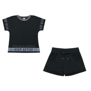 Imagem de Conjunto Juvenil Menina Blusa e Short Pulla Bulla Ref. 44418-Feminino