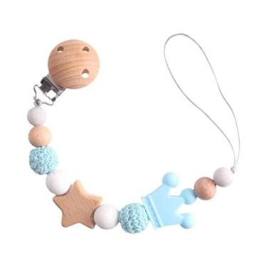 Imagem de Corrente De Mordedor Para Bebês Com Pérolas De Silicone E Clip Para Ch