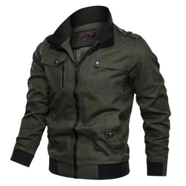 Imagem de Jaqueta Bomber Masculina Slim Fit - Primavera/Outono - Moda Casual Mil