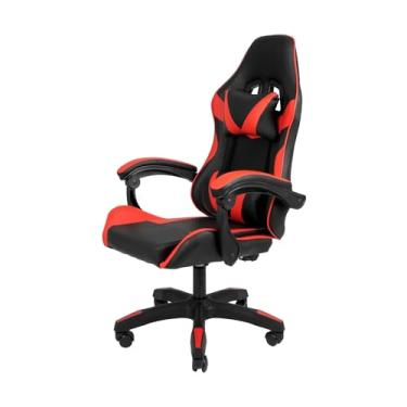 Imagem de Cadeira Gamer Sniper Preta e Vermelha Healer